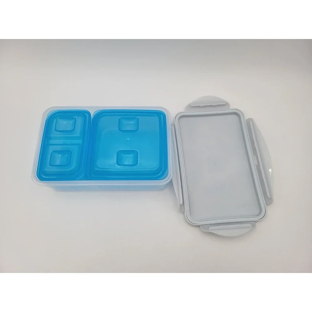 Bento Style Lunch Container Blue Floral‎ Dabney Lee Arctic Fox